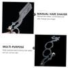 Baluue Razor Holder for Men Compatible Manual Shaving Razor Oil Head Double Ring Lightweight for Home Salon view 4