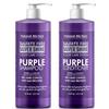 Natural Riches Radiant Silver Shine Purple Shampoo and Conditioner Set for Gray Hair - Paraben-Free and Color Safe  With Silk Proteins, Tones Dull Hair, Softens & Adds Shine - 16 fl oz view 1