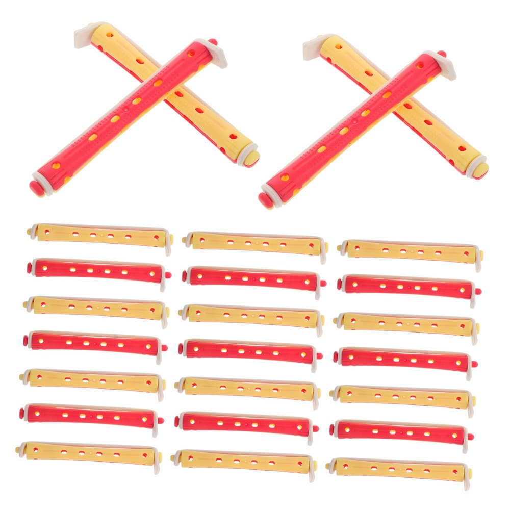 Beatifufu 24pcs Perm Rods Hair Styling Heatless Curling Tools for Home Use Soft Protective Hair Types