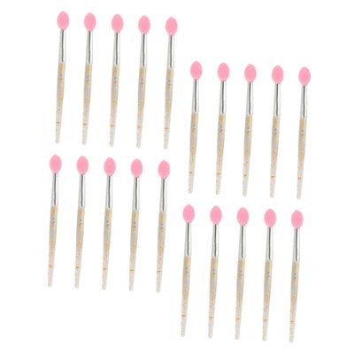 WRITWAA 20pcs Quality Silicone Lip Makeup Brush Lip Brush for Plump Daily Professional