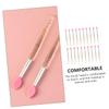 WRITWAA 20pcs Quality Silicone Lip Makeup Brush Lip Brush for Plump Daily Professional view 3