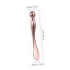 SOLUSTRE 6 Pcs Makeup Applicator Metal Eye Cream Spatula Facial Roller Massager Stylish Beauty Tool for Home and Salon Use Easy to Clean Compact and Portable view 2