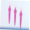 Healvian 3pcs Elegant Eyebrow Kit Stainless Steel Razors Trimmer Shaper Women Facial Hair Removal Makeup Tools for Go view 3