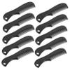 BELLIFFY 10pcs Compact Beard Combs for Men Travel-Friendly Grooming Accessories Clip for Mustaches and Facial Hair Styling
