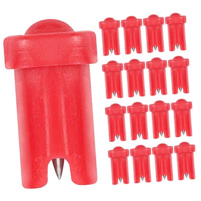 VINTORKY 100pcs Eyelash Extension Supplies Blocking Bottle Needle for Liquid Lash Glue Compatible