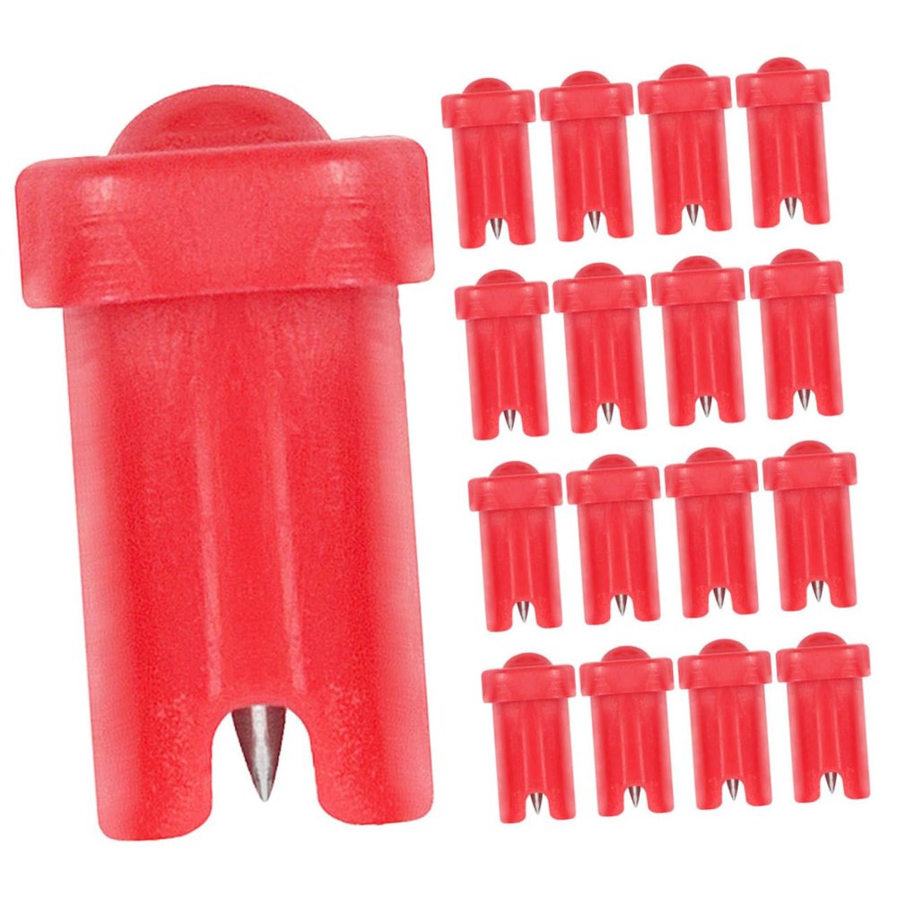 VINTORKY 100pcs Eyelash Extension Supplies Blocking Bottle Needle for Liquid Lash Glue Compatible