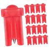 VINTORKY 100pcs Eyelash Extension Supplies Blocking Bottle Needle for Liquid Lash Glue Compatible view 1