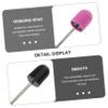 CALLARON 10pcs Professional Manicure Nail Sanding Cap Toenail Sander for Thick Nails Grinding Head Polisher Caps Easy to Use view 2
