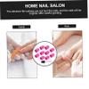 CALLARON 10pcs Professional Manicure Nail Sanding Cap Toenail Sander for Thick Nails Grinding Head Polisher Caps Easy to Use view 4