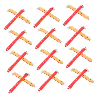 LOLIPPYY 24pcs Heatless Curling Rods Hair Perm Rollers for Home Salon Hair Styling Accessories
