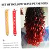 LOLIPPYY 24pcs Heatless Curling Rods Hair Perm Rollers for Home Salon Hair Styling Accessories view 3
