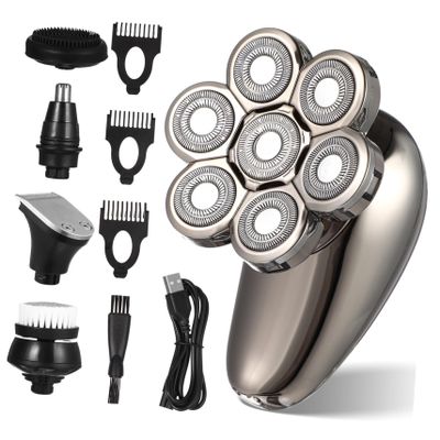 FOYTOKI Professional Electric Shaver Bald Head Trimmer Facial Hair Trimmer Hair Removal Manscape Men Electric Razor Travel Shaver
