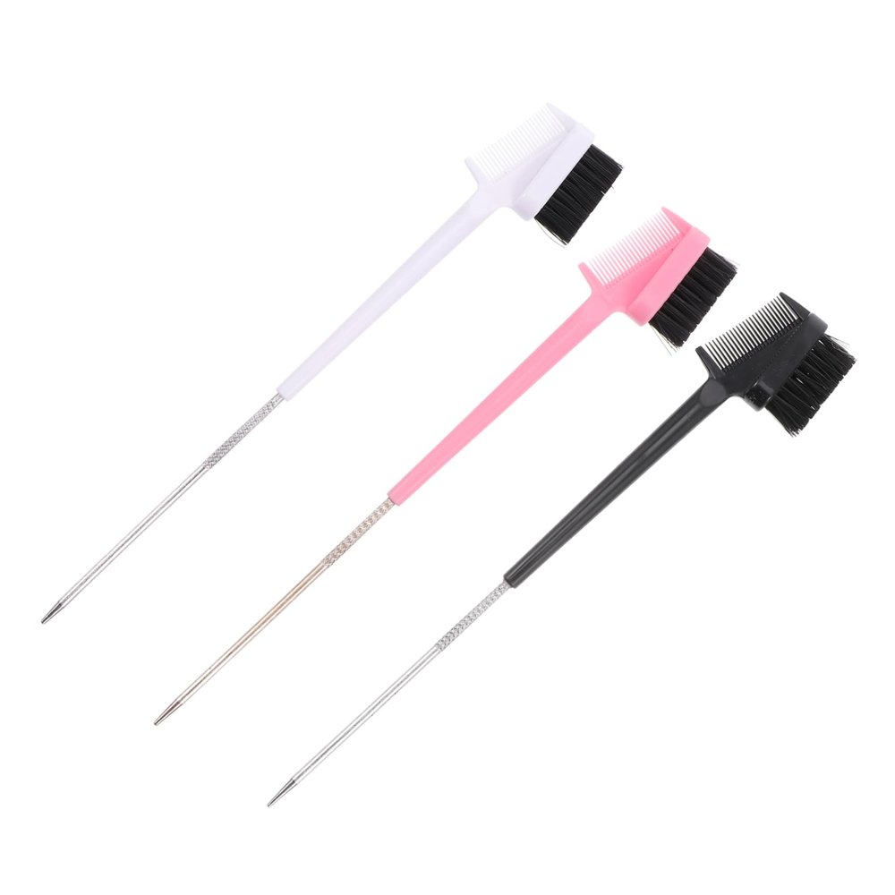 CALLARON Brow Comb Mascara Brush Eyebrow Brush Shaper Eyelash Comb Multipurpose Makeup Tool Natural Brow Shape
