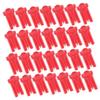 SHERCHPRY 100pcs Glue Adhesive Bottle Blocking Needles Nozzle Needles for Lash Extension Eyelash Extension Tool Pin for Eyelash Glue Portable view 1