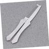 Beaupretty Men's Stainless Steel Beard Comb Hair Comb Anti-static Folding Barber Tool Beard Brush Set view 4