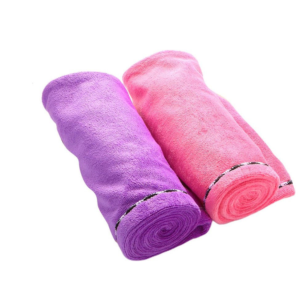 LIFKOME Microfiber Hair Drying Cap Absorbent Hair Turban Water Absorption Hat Home Use