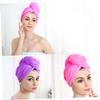 LIFKOME Microfiber Hair Drying Cap Absorbent Hair Turban Water Absorption Hat Home Use view 2