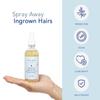 LOLLYBAT Ingrown Hair Treatment Spray 4 oz | Prevent &Treat Razor Burn, Ingrown Hairs, Hair Bumps, Bikini Bumps | Post-Wax Exfoliant for Women, Men & Teens | Natural Ingredients | Made in USA view 3