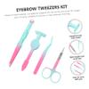 Beaupretty Eyebrow Tweezers Double-end Precision Tweezers for Adult Beauty Tools for Women Facial view 2