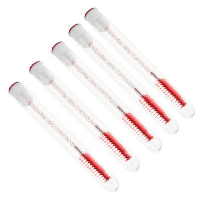 MAJORMENCH 10pcs Tube Eyelash Brushes Diamonds Portable Eyelash Makeup Applicator for and Eyebrow Grooming