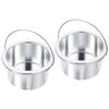 ARTIBETTER 2pcs Aluminum Wax Pot Candle Making Pot Hair Removal Wax Melting Container view 1