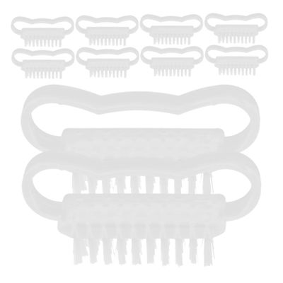 DEARMAMY 10pcs Nail Brush Brushes Nail Cleaning for Fingernails Hand Scrub Reusable Scrubber