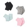 LIFKOME 4 Pairs Heel Moisturizing Socks Open Toe Foot Socks Heel Repair Gel Mesh Comfortable Polyester Cotton view 1
