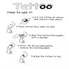Angel Woman Wings Angel And Devil Art Tattoos Body Art Waterproof Tattoo Stickers for Women Men Party Favors. view 4