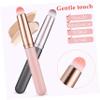 Ipetboom 3-in-1 Lip Eye Makeup Brush Set Concealer Blender Portable Cap Soft Synthetic Fiber Women's Makeup Kit view 4