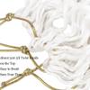 3X Passion Twist Crochet Braids Hair White Pre-Separated Synthetic Curly Braiding Hair 24 Inch 3 Packs Pre-twisted Passion Twist Braiding Hair Pre Looped Crochet 3X Braids for Black Women(24",60#) view 3