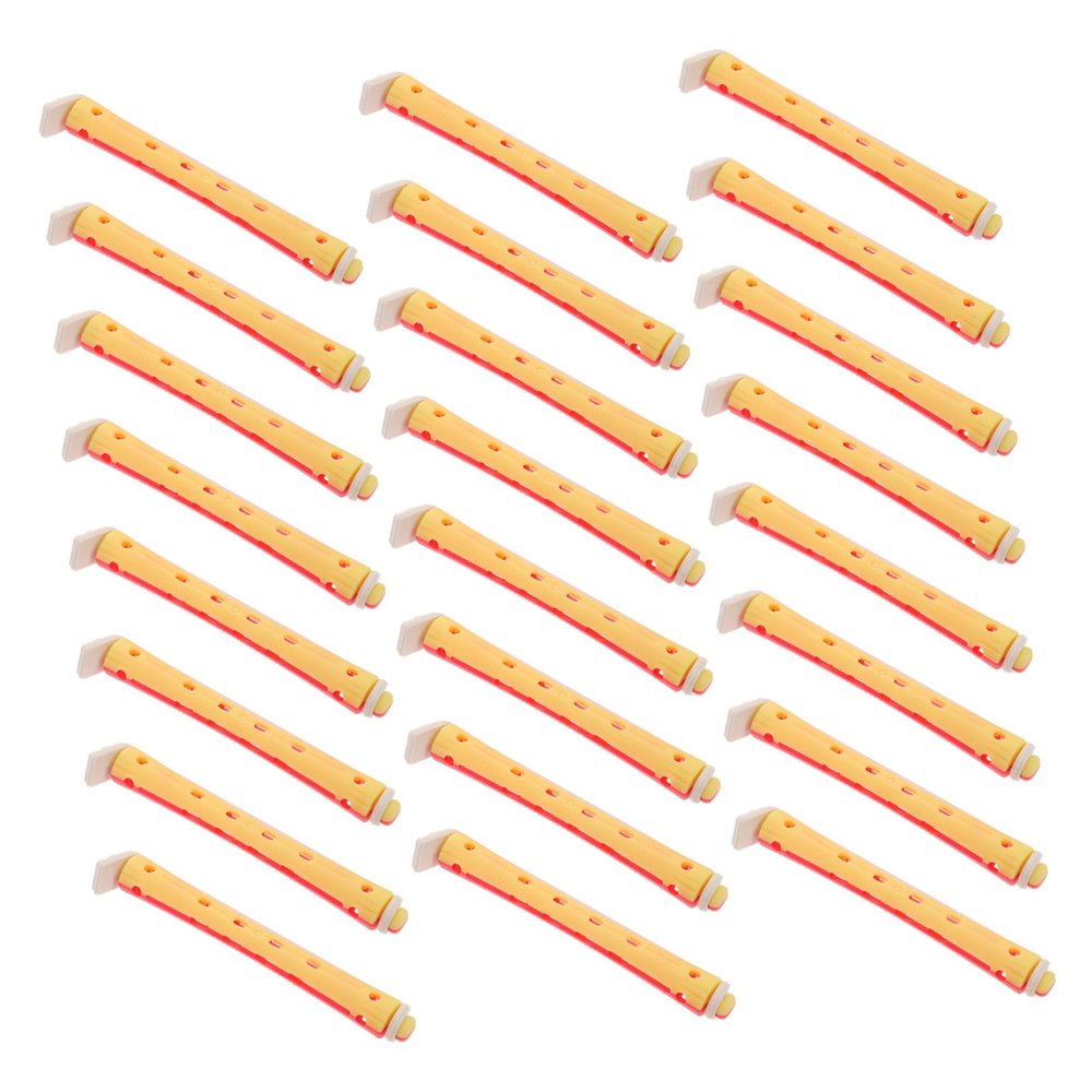 ARTSEWPLY 24pcs Heatless Curling Rods Hair Styling Protective Hollow Design for Even Heat Distribution Home Salon Hair Tools