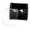 CALLARON 1pc Double Hole Pencil Sharpener Makeup Lip Liner Pencil Black Women Cosmetic Sharpener Eyeliner Lip Liner Black view 1