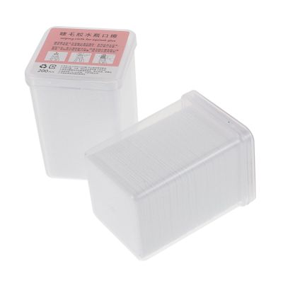 CALLARON Eyelash Extension Cleaning Pads 2 Pcs Cleansing Wipes Salon Use and Eyelash Extension Tools