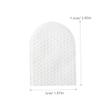 PartyKindom 240pcs Cotton Pads for Face Women Makeup Removal Facial Cleansing Wash Cloths Disposables Light Portable view 2
