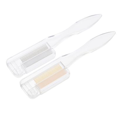 Healvian 2pcs Eyebrow Eyelash Combs Makeup Tools Eyebrow Brush Girl Brush Face Makeup Tool Eyelash Beauty Comb