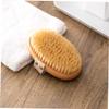 Ipetboom Shower Bathing Back Scrubber Natural Boar Bristle Exfoliating Brush for Skin Care Gentle Body for Hard Reach Areas for Daily Use and Relaxation view 4