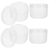 Ipetboom 4pcs Lotion Jars Lids for Overnight Oats Cosmetics Containers Sample Jars for Travel view 1