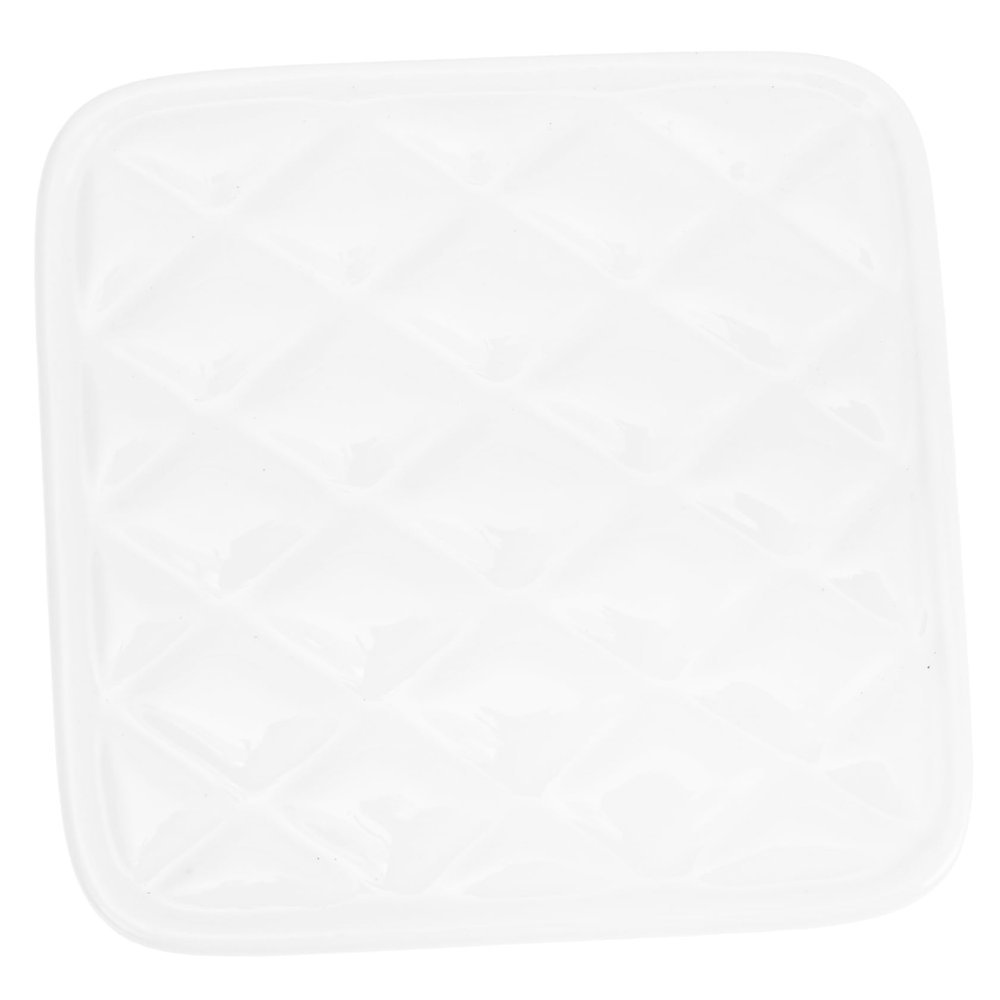 LIFKOME Palettes Makeup Spatula Nail Women Polish Pallets Matte Make up Palette Make up Mixing Palette Salon Makeup Palettes Cosmetic Palettes Makeup Tool Ceramics White