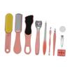 Stainless Steel Foot File Pedicure Tool Set 10 Piece for Calluses view 1