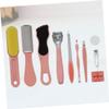 Stainless Steel Foot File Pedicure Tool Set 10 Piece for Calluses view 3