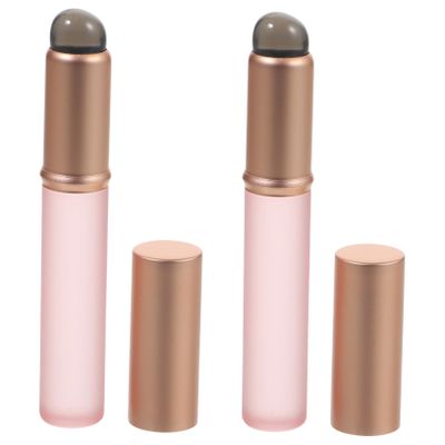 CALLARON 2pcs Lip Applicators Portable Lipstick Brush Lip Gloss Pigment Makeup Tools for Women