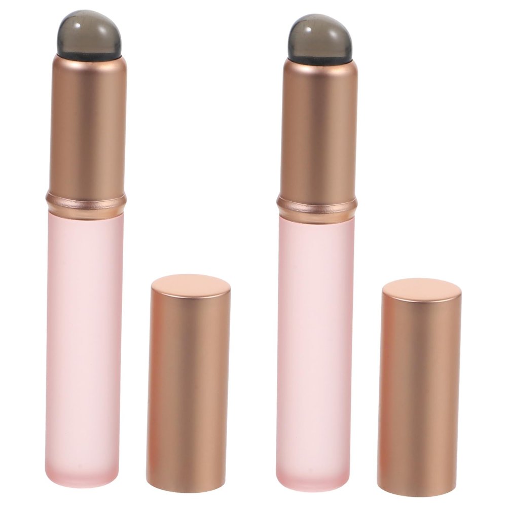CALLARON 2pcs Lip Applicators Portable Lipstick Brush Lip Gloss Pigment Makeup Tools for Women