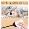 24 PCS Fan Brushes Esthetician, Soft Facial Brushes, Fan Brush, Multi Use Cosmetic Tools for Foundation Blush Loose Powder and Smear Etc (Black) view 4
