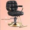 Barber Chair Salon Chair for Hair Stylist with Hydraulic Pump Adjustable Height 360 Degrees Swivel Hair Chair Spa Beauty Equipment,Green,B view 4