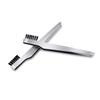 CALLARON 3pcs Stainless Steel Eyebrow Tweezers Set Angled Clamps for Shaping for Fine Hair Tool for Ladies view 3