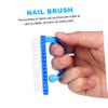 ABOOFAN 6pcs Manicure Tools Handle Nail Brush Fingernail Brush Cleaner Nail Buffers Accessories view 2