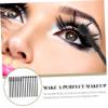 VICASKY 100pcs Disposable Eyelash Wands Eyebrow Brush Portable Lash Extension Brush for Women Includes Pineapple -shaped for Makeup Travel Daily Use view 3