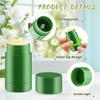 24 Pack 40ml/1.3oz Empty Deodorant Containers Twist-Up Refillable Deodorant Tubes Plastic Deodorant Bottles Bottom-fill Lip Balm Tubes For DIY Homemade Deodorant Aromatherapy Balm (green) view 2