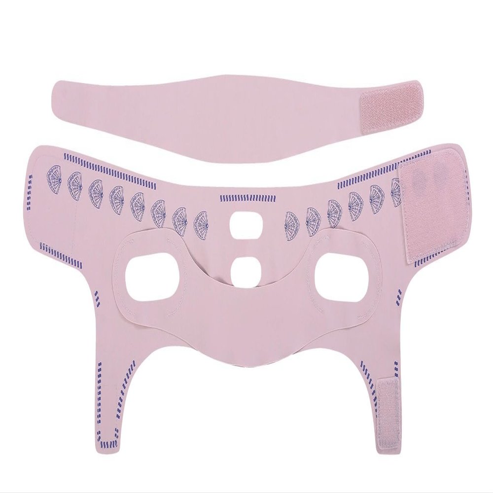 Adjustable facial shaping bandage, V-line lift mask and jawline - reusable