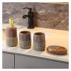 DUYHBAWRS 4-Piece Bathroom Toiletries Set Ceramic Toiletries for Household Bathroom Toiletries view 1